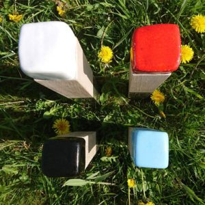 Portfolio Atelier DHVR | Little Pinheads van bovenaf Buitenbeelden 2018 keramiek, eiken, rvs